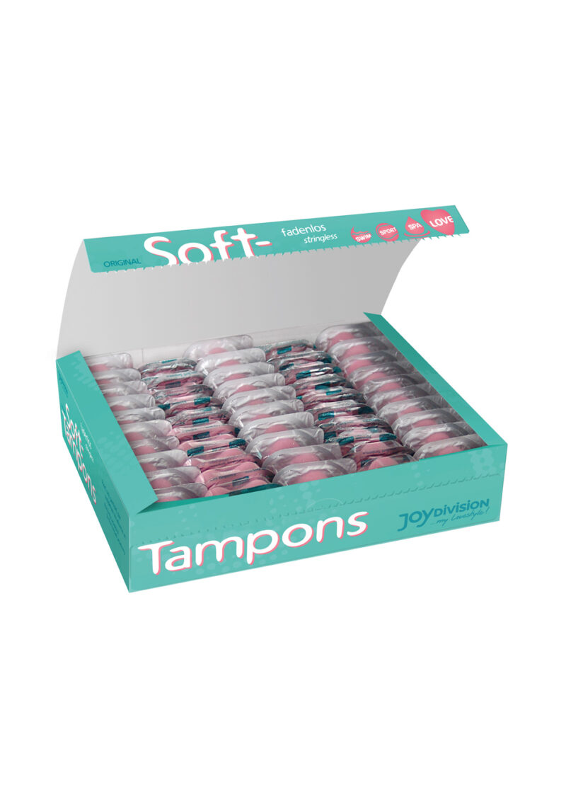 Mięciutkie tampony do zadań specjalnych Soft-Tampons mini, box of 50 - Sex shop sexyOne - zabawki do seksu i bielizna erotyczna na każdą fantazję