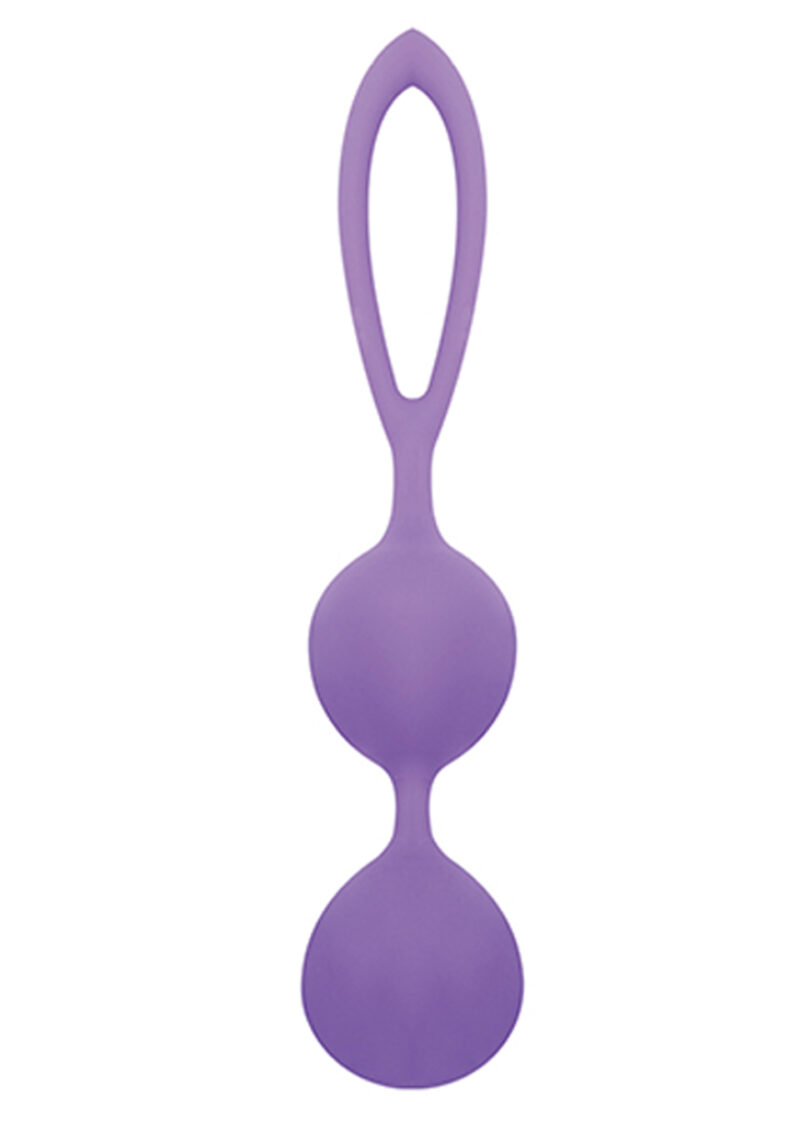 Kulki gejszy PALLINE BLACKBERRIES PUSSY SILICONE PURPLE - obrazek 2