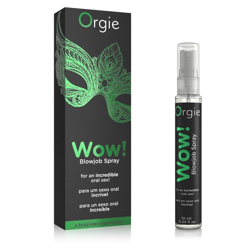 Spray do seksu oralnego z mentolem i eukaplyptusem WOW! BLOWJOB 10 ML Orgie żel  na super mocny orgazm