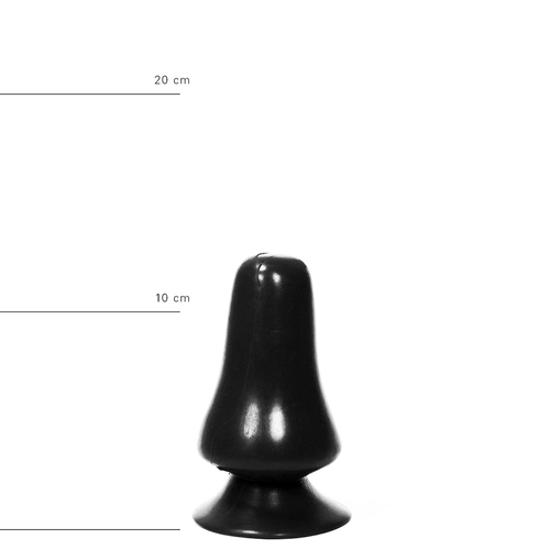 Dildo All Black 12 cm - Duży korek analny zabawka do penetracji analnej