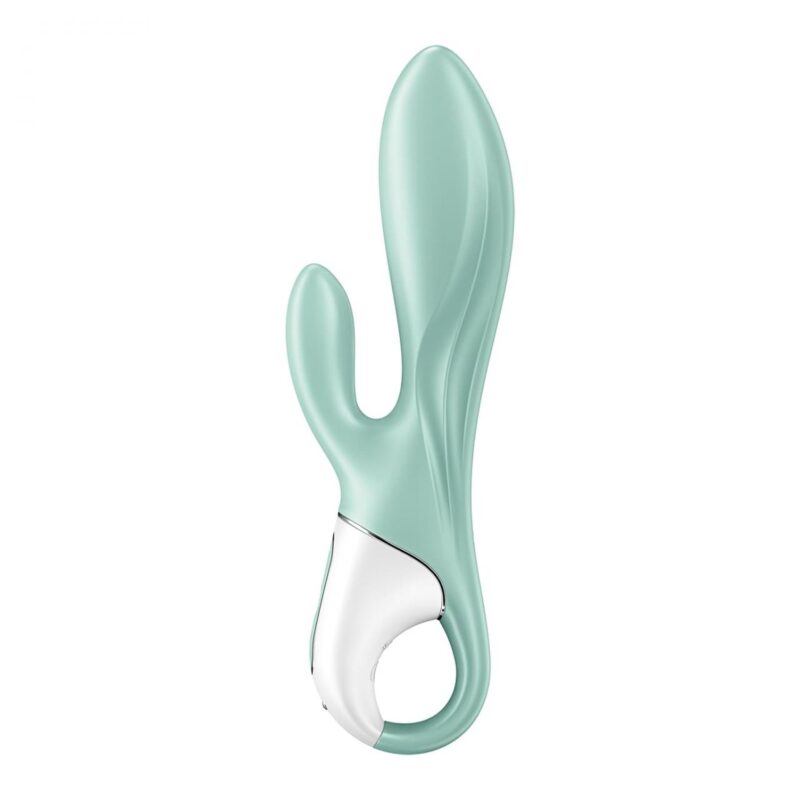 Satisfyer Air Pump Bunny 5 Connect App mint - Pompowany króliczek sterowany aplikacją - Sex shop sexyOne - zabawki do seksu i bielizna erotyczna na każdą fantazję