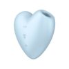 Satisfyer Cutie Heart (Blue) Pulsacyjny ciśnieniowy stymulator łechtaczki z wibracjami serce niebieski