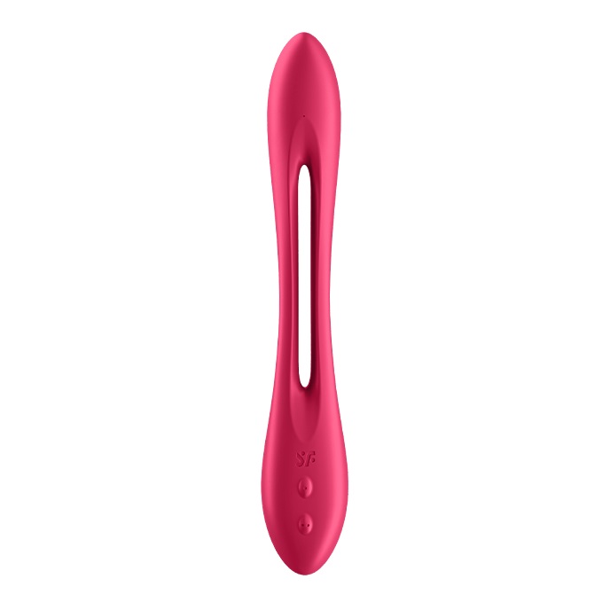 Satisfyer Elastic Joy multi vibrator (Red) - Zginalny wibrator dla mężczyzn i kobiet - Sex shop sexyOne - zabawki do seksu i bielizna erotyczna na każdą fantazję