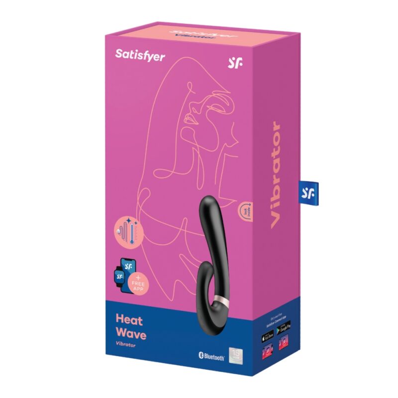 Satisfyer Heat Wave Connect App (Black) - Wibrator punktu G sterowany aplikacją - obrazek 3