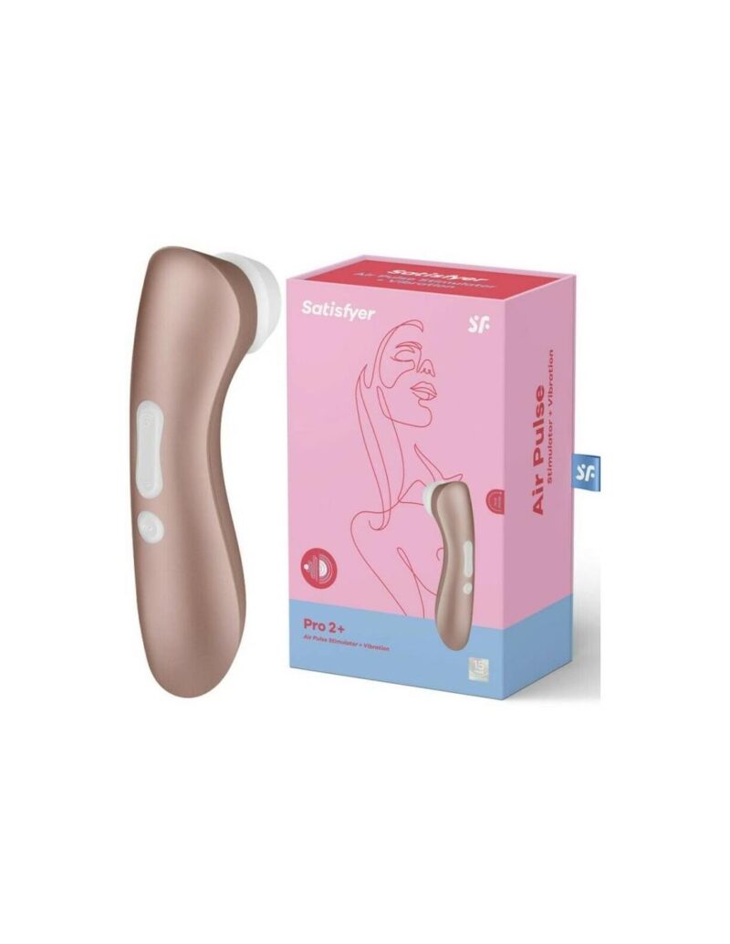 Satisfyer Pro 2+ (Air pulse Stimulator + Vibration) Pulsacyjny powietrzny stymulator łechtaczki beżowy