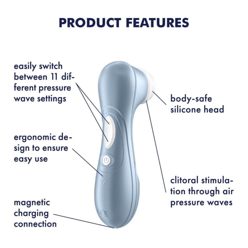 Satisfyer Pro 2 (blue) - Stymulator ciśnieniowy łechtaczki - obrazek 2