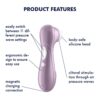 Satisfyer Pro 2 (violet) - Stymulator ciśnieniowy łechtaczki - sexyone.pl sex zabawki i bielizna na każdą fantazję