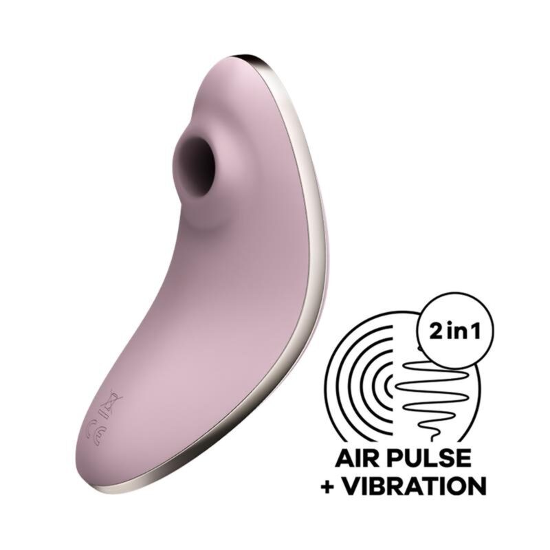 Satisfyer Vulva Lover 1 violet - Pulsacyjny powietrzny stymulator łechtaczki z wibracjami - Sex shop sexyOne - zabawki do seksu i bielizna erotyczna na każdą fantazję
