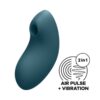 Satisfyer Vulva Lover 2 blue - Pulsacyjny powietrzny stymulator łechtaczki z wibracjami - sexyone.pl sex zabawki i bielizna na każdą fantazję