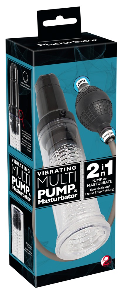 Pompka do powiększania penisa Vibrating Multi Pump & Masturb You2Toys