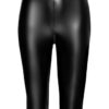 Kombinezon erotyczny z siatki otwarty Jumpsuit matte XL Noir