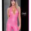 Kombinezon erotyczny z Jumpsuit hot pink L Cottelli PARTY