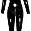 Luksusowa bielizna erotyczna Vinyl Jumpsuit Black 2XL Black Level