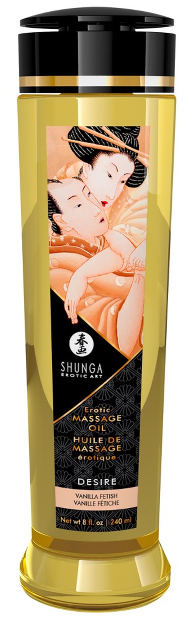 Shunga Massage Oil Desire VANILLA FETISH zrobi nastrój w sypialni