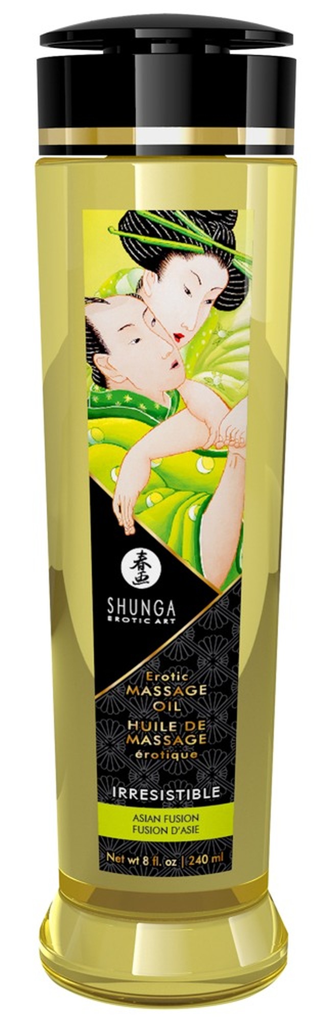 Shunga Massage Oil Irresistible ASIAN FUSION zrobi nastrój w sypialni