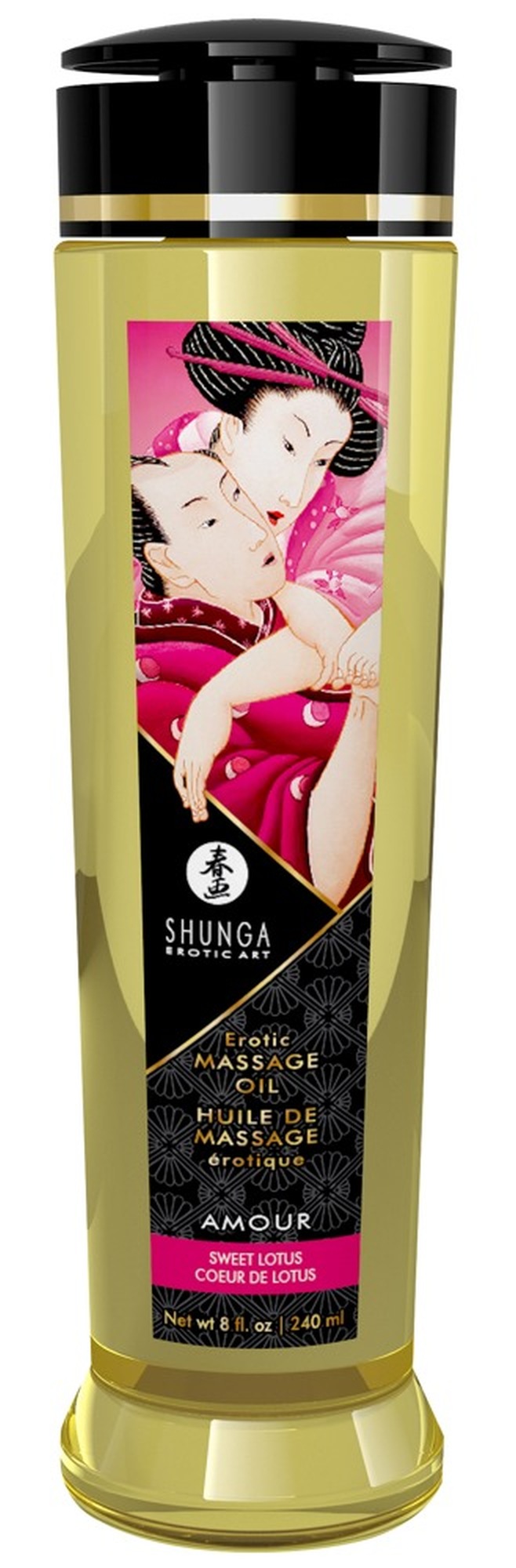 Shunga Massage Oil Amour SWEET LOTUS zrobi nastrój w sypialni