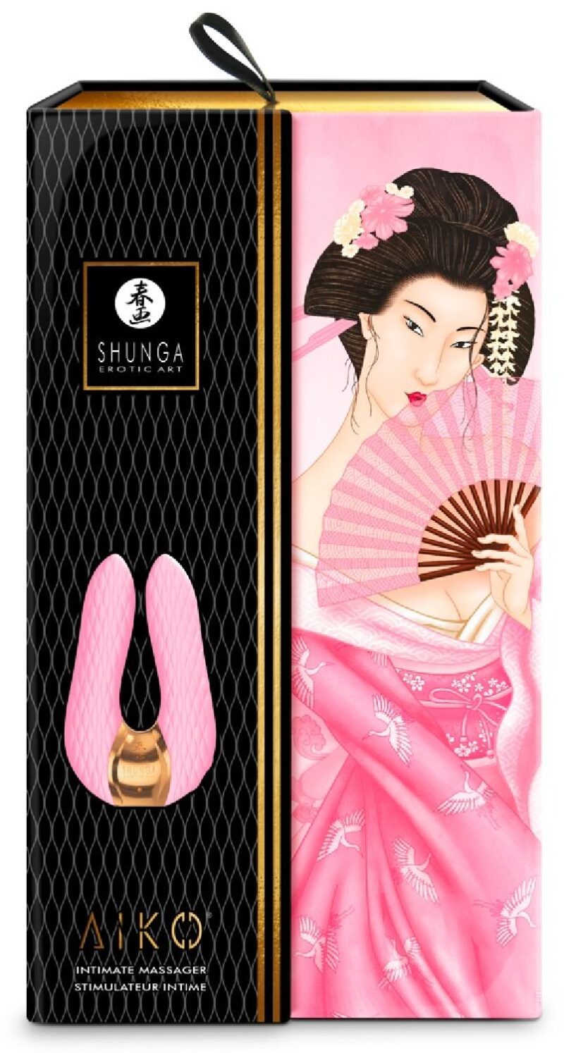 Shunga AIKO Intimate Massager Light Pink idealne przed seksem