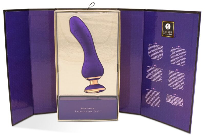 Shunga SANYA Intimate Massager Purple lepsze od feromonów