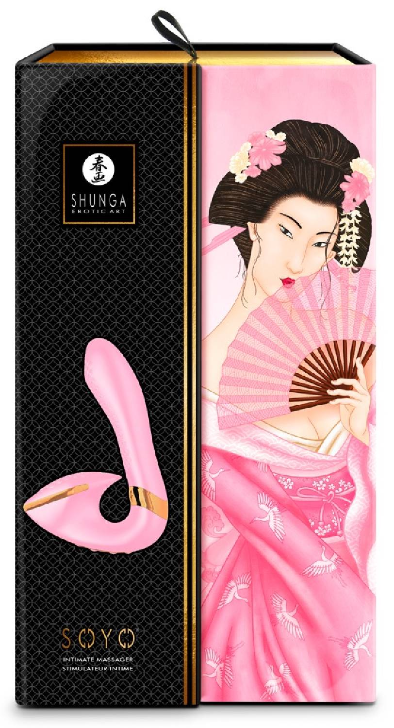 Shunga SOYO Intimate Massager Light Pink Luksusowa seria do gry wstępnej dla par