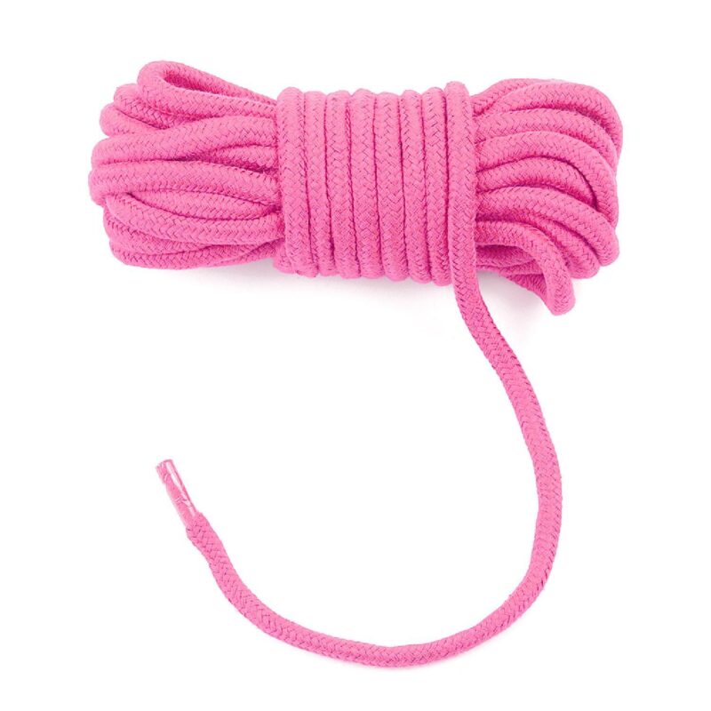 Lovetoy 10 meters Fetish Bondage Rope Pink BDSM Wiązania - Kagańce zabawka do zabaw erotycznych
