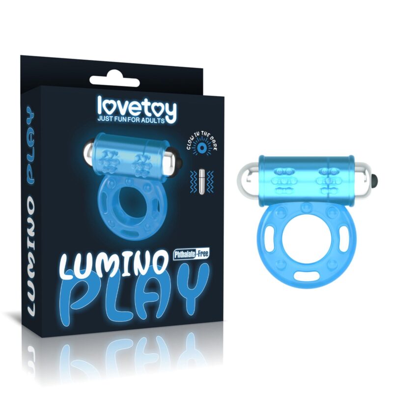 Lovetoy Lumino Play Vibrating Penis Ring Pierścienie Z wibracją zabawka do zabaw erotycznych