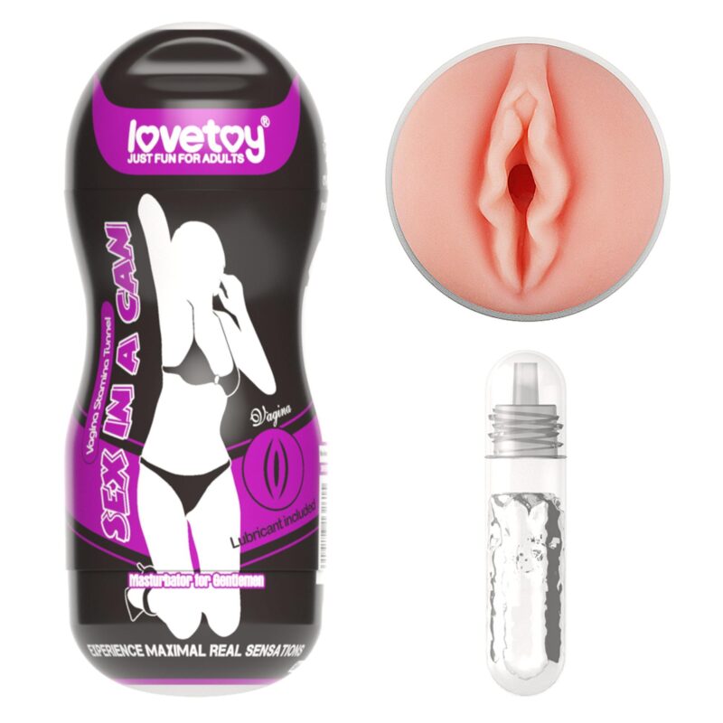Lovetoy Sex In A Can Vagina Stamina Tunnel Flesh Waginy Masturbatory zabawka do zabaw erotycznych
