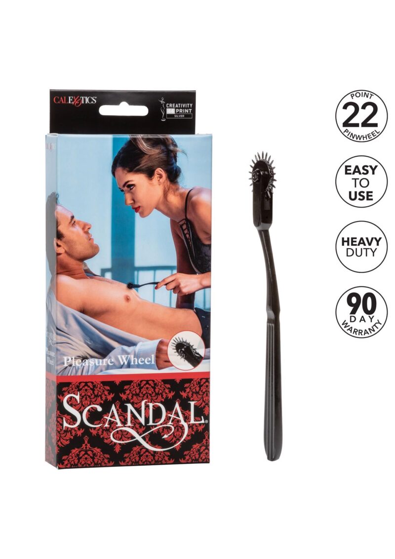 Scandal Pleasure Wheel Black - radełko 22 punkty - Sex shop sexyOne - zabawki do seksu i bielizna erotyczna na każdą fantazję