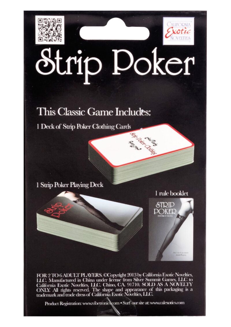 Karty do gry w rozbieranego pokera Strip Poker we dwoje i na imprezę - Sex shop sexyOne - zabawki do seksu i bielizna erotyczna na każdą fantazję